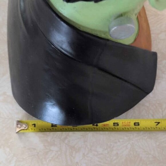 NEW Frankenstein Bust Realistic Prop Blowing Delicate Bubble Lights Up LED RARE - Picture 7 of 9